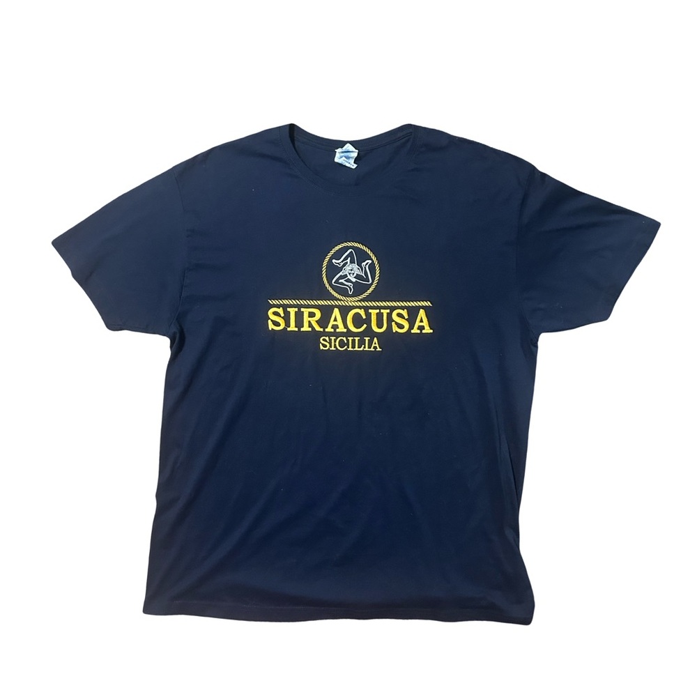 Sicilia Navy Blue T-Shirt Size XL